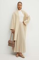 Вовняне пальто Weekend Max Mara 2425016011600 бежевий AW24