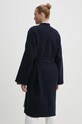 Weekend Max Mara płaszcz wełniany dwustronny granatowy 2425016031600
