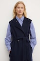 Weekend Max Mara bezrękawnik wełniany 2425276011600 granatowy