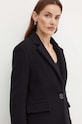 Vlnený kabát Pinko čierna 103697.A225