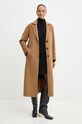Одежда Шерстяное пальто Pinko 103819.Y27P коричневый