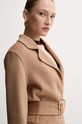 Marciano Guess płaszcz wełniany CLARA 4YGL11.7125A beżowy