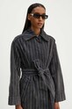 Джинсовый плащ Day Birger et Mikkelsen Hobbes - Denim Stripes DAY65243251 чёрный