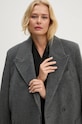 Remain gyapjúkabát Heavy Wool Long Coat 501889514 szürke