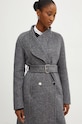 Μάλλινο παλτό Liu Jo γκρί WF4060.T4627