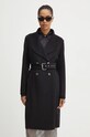 Liu Jo płaszcz wełniany WF4060.T4627 czarny AW24