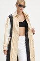 Кожаный плащ Moschino Jeans 3706.8216
