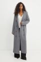 Elisabetta Franchi cappotto in lana CK16S46E2 grigio AW24