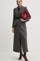 Elisabetta Franchi cappotto grigio CP00246E2