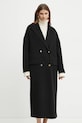 Elisabetta Franchi cappotto in lana CP55D46E2 nero AW24