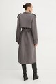 Oblečení Vlněný kabát Elisabetta Franchi CP57D46E2 šedá