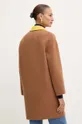 Вовняне двостороннє пальто MAX&Co. 2426016011200 коричневий