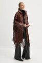 Herskind płaszcz skórzany Ellen nieocieplane brązowy 5302125