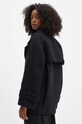 Odzież Victoria Beckham kurtka wełniana 1124WCT004733C czarny