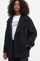 Victoria Beckham kurtka wełniana czarny 1124WCT004733C