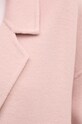 Вовняне пальто United Colors of Benetton рожевий 28F7DN06B