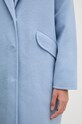 United Colors of Benetton palton de lana 28F7DN06B albastru