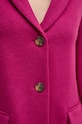 Вълнено палто United Colors of Benetton 2U62DN062 розов