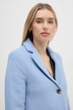 Μάλλινο παλτό United Colors of Benetton μπλε 2U62DN062