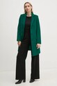United Colors of Benetton płaszcz wełniany 2U62DN062 zielony NC24