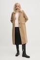 Kaput s primjesom vune United Colors of Benetton bež 28HFDN069