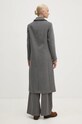 Odzież United Colors of Benetton płaszcz z domieszką wełny 28HFDN069 szary
