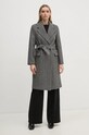 Пальто с примесью шерсти United Colors of Benetton 2TWADN066 чёрный AW24