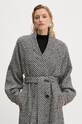 Gestuz palton din lana negru 10909195
