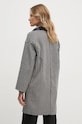 Vlnený kabát United Colors of Benetton sivá 20YHDN07B