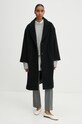 Вовняне пальто Drykorn 85319.120214 чорний AW24