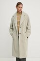 Вовняне пальто Drykorn бежевий 85319.120012