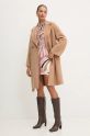 Marella cappotto in lana 2423016011200 beige AW24