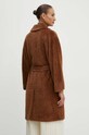 Odzież Marella płaszcz wełniany 2423016061200 brązowy
