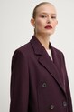 Шерстяное пальто PS Paul Smith фиолетовой W2R.240C.N21059