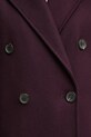 Шерстяное пальто PS Paul Smith W2R.240C.N21059 фиолетовой