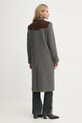 Odzież The Kooples płaszcz FMAN29002K szary