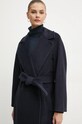 Vuneni kaput Weekend Max Mara mornarsko plava 2425016102600