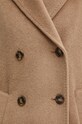 Μάλλινο παλτό Weekend Max Mara 2425016112600 καφέ