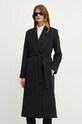 Patrizia Pepe palton de lana 2O0167.A171 negru AW24