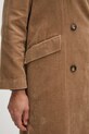 United Colors of Benetton palton din velur 2HKTDN06L maro