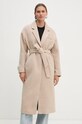 American Vintage palton de lana NAD17BH24 bej AW24