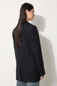 Oblečenie Vlnený kabát Kenzo Tennis Stripes Pea Coat FE62MA2209GM.99 čierna