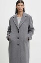 Marc O'Polo płaszcz wełniany szary 408029971269