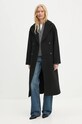 Вовняне пальто Marc O'Polo DENIM без капюшона чорний 5000005168