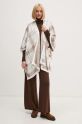 Barbour poncho in cotone LKN1536 beige AW24