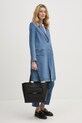 Джинсовый плащ Sisley джинс голубой 2UKKLN04I