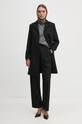 Kabát Sisley 22GWLN04G čierna AW24