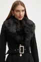 Vlnený kabát Marciano Guess LORETA čierna 4BGL04.1799Z