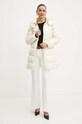 Twinset kurtka puchowa 242TP2182 beżowy AW24