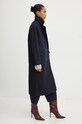 Twinset gyapjúkabát sötétkék 242TT2203